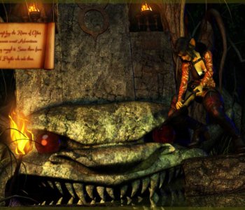 comic Krikka & The Lizard King